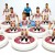 Subbuteo Andrew Table Soccer Larissa 1987-88 away kit Greek Champions on WSB Professional bases